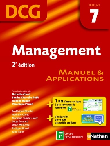 Management - DCG 7 - Manuel et applications. Format : ePub 2