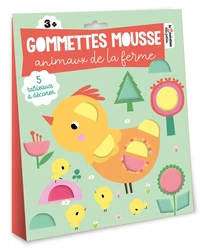 Gommettes mousse animaux de la ferme