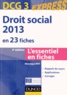 Véronique Roy - DCG 3 Droit social 2013 en 23 fiches.