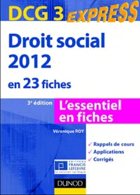Droit social 2012 en 23 fiches