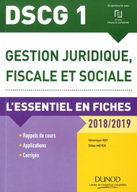 Pdf livres gratuits à télécharger Gestion juridique, fiscale et sociale DSCG 1 9782100774876 ePub en francais par Véronique Roy, Gilles Meyer