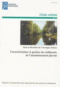 Caractérisation et gestion des sédiments de l'assainissement pluvial
