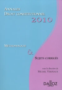 Annales droit constitutionnel 2010