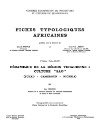 Fiches Typologiques Africaines. Ceramique De La Region Tchadienne I Et Ii : Culture Sao (Tchad, Cameroun, Nigeria). 2 Volumes