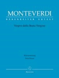 Vespro della Beata Vergine - Klavierauszug.