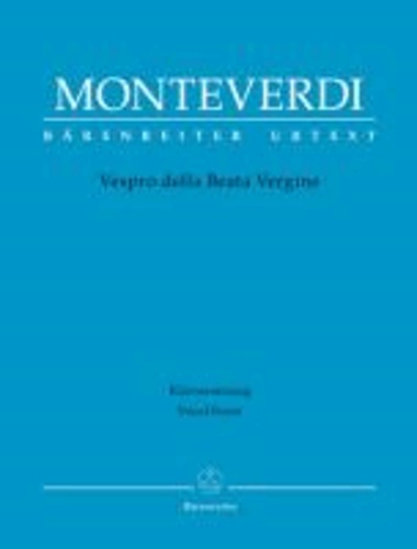 Vespro della Beata Vergine - Klavierauszug.
