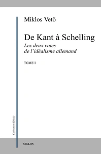De Kant à Schelling