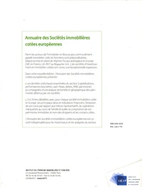 Annuaire des sociétés immobilières cotées européennes