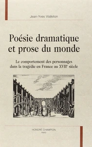 Poésie dramatique et prose du monde