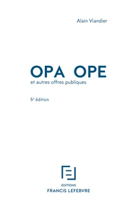 OPA OPE et autres offres publiques