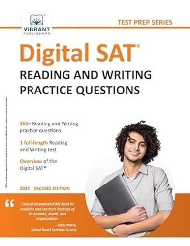  Vibrant Publishers - Digital SAT Reading and Writing Practice Questions - Test Prep Series.
