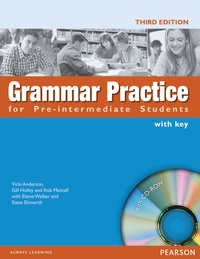 Vicki Anderson - Grammar practice PRE INTERMEDIATE book with key and cd rom.