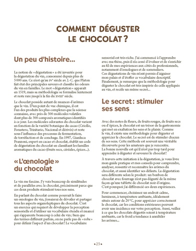 Chocolat. L'art de la choclogie et de la dégustation, 50 recettes irrésistibles