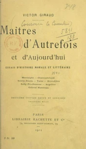 Maîtres d'autrefois et d'aujourd'hui