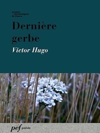 Victor Hugo - Dernière gerbe.
