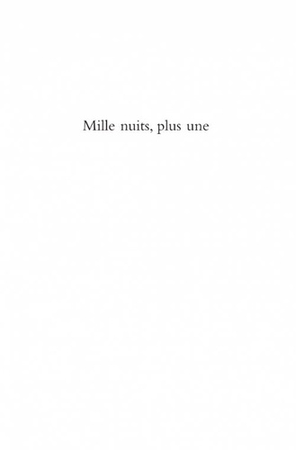 Mille nuits, plus une - Occasion