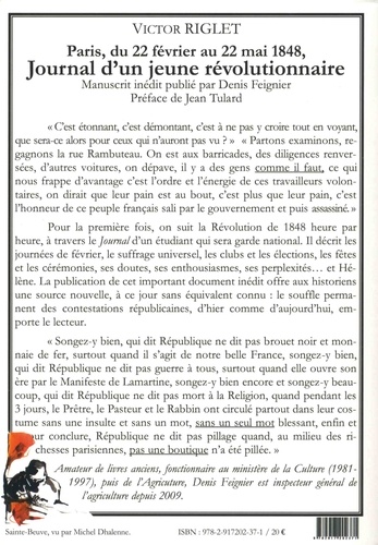 Paris, du 22 février au 22 mai 1848, Journal d'un jeune révolutionnaire
