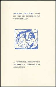 Journal des îles suivi de Vers les sinistrés