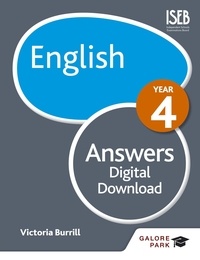 Victoria Burrill - English Year 4 Answers.