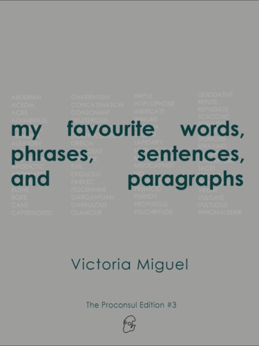 my favourite words, phrases, sentences, and paragraphs