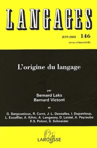 Langages N° 146 Juin 2002 : L'origine du langage