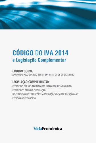 Código do IVA 2014. e Legislação complementar