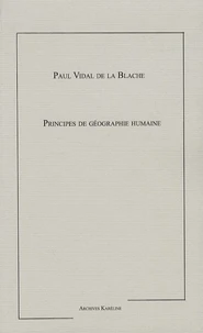 Principes de géographie humaine