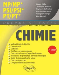 Chimie MP/MP* PSI/PSI* PT/PT*
