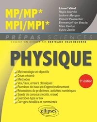 Physique MP/MP* MPI/MPI*