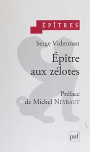 Épître aux zélotes...