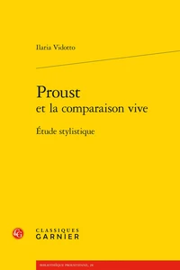 Proust et la comparaison vive