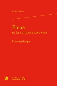 Proust et la comparaison vive