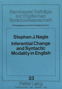 Inferential Change and Syntactic Modality in English