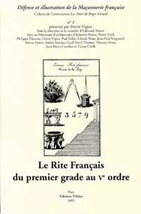 Le Rite Français du Ier grade au Ve ordre
