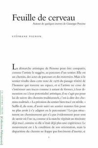 Feuille du cerveau
