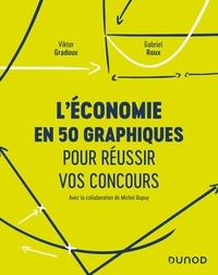 Viktor Gradoux et Gabriel Roux - L'économie en 50 graphiques pour réussir vos concours.