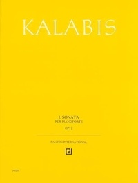 Viktor Kalabis - 1re Sonate pour piano - op. 2 (1947). op. 2. piano..