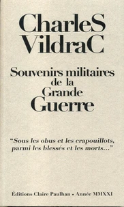 Souvenirs militaires de la Grande Guerre