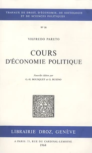 Cours d'économie politique