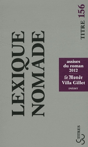 Lexique nomade. Assises du roman 2012