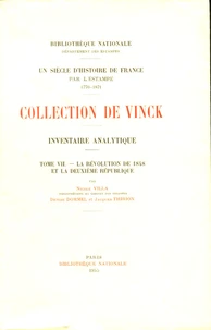 Collection de Winck, un siècle d'histoire de France par l'estampe 1770-1871