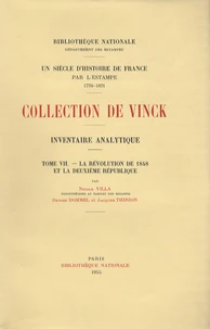 Inventaire analytique de la collection De Vinck