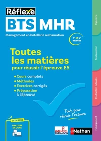 Management en hôtellerie-restauration BTS 1re et 2e année