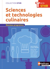 Sciences et technologies culinaires Tle STHR