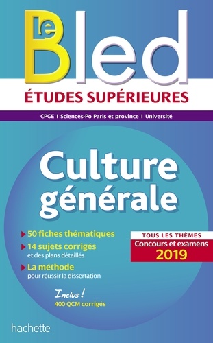 Culture générale  Edition 2019