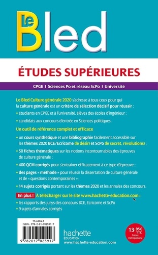 Culture générale  Edition 2020