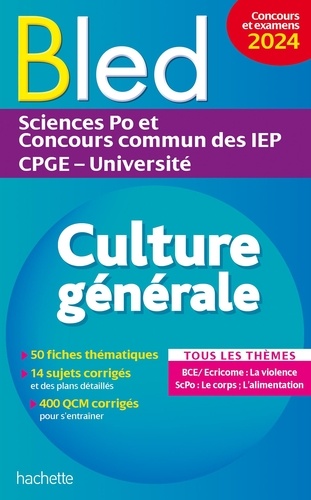 Culture générale  Edition 2024