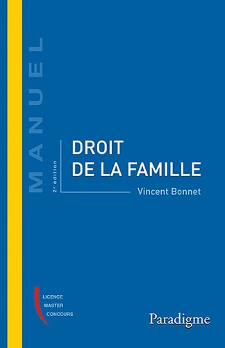 Vincent Bonnet - Droit de la famille.