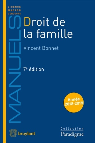 Vincent Bonnet - Droit de la famille.