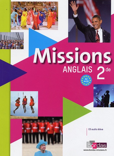 Vincent Burgatt et Soazig Grégoire - Anglais 2e Missions - A2 vers B1. 1 CD audio